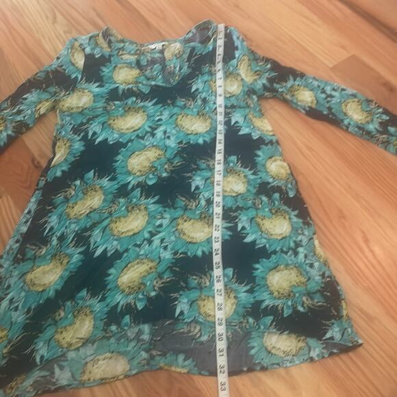Umgee Floral Sunflower Swing Dress - Size Small - Picture 4 of 7